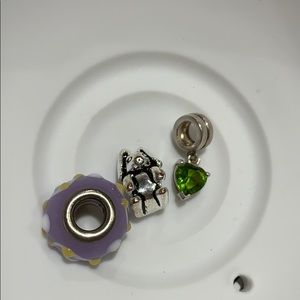Various charms and beads for charm bracelet